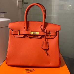 Orange purse